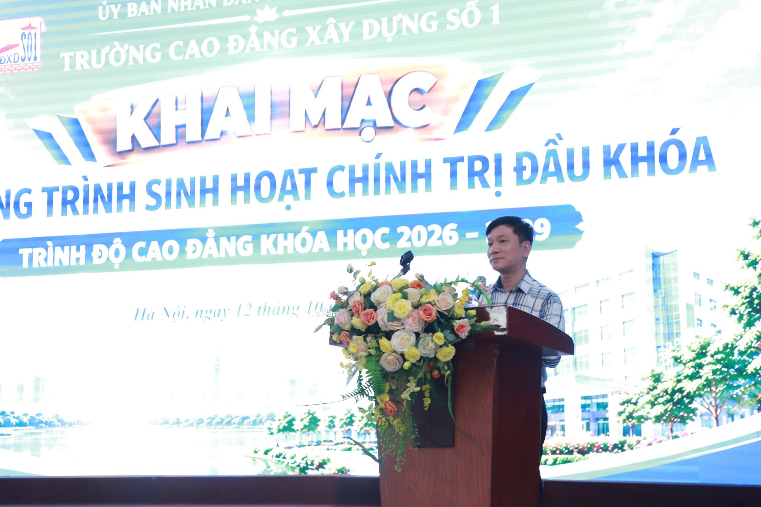 CHÍNH THỨC KHAI MẠC TUẦN HỌC CHÍNH TRỊ ĐẦU KHÓA TRÌNH ĐỘ CAO ĐẲNG NĂM HỌC 2026 - 2027