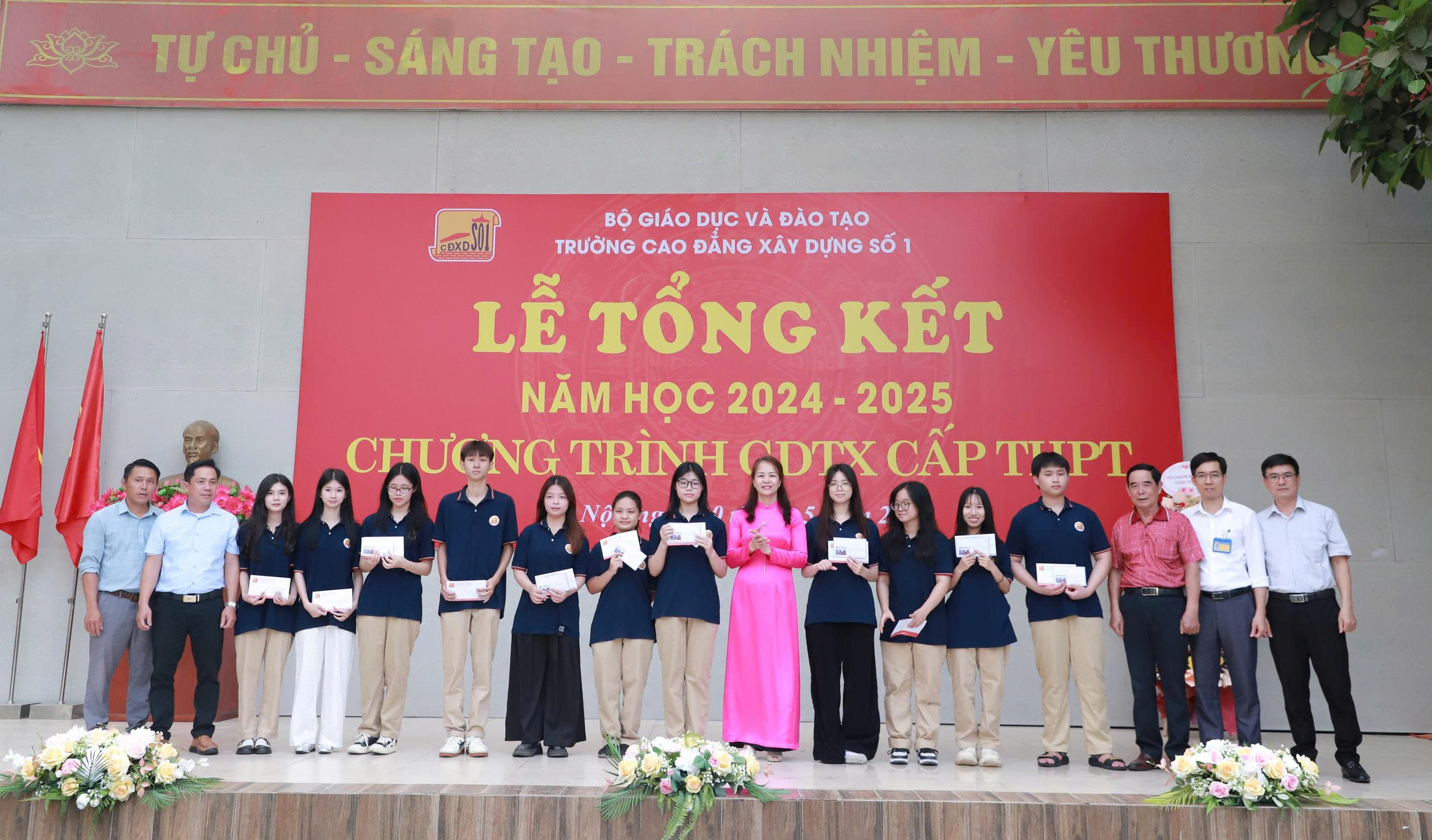 LỄ TỔNG KẾT NĂM HỌC 2024 – 2025 CHƯƠNG TRÌNH GDTX CẤP THPT
