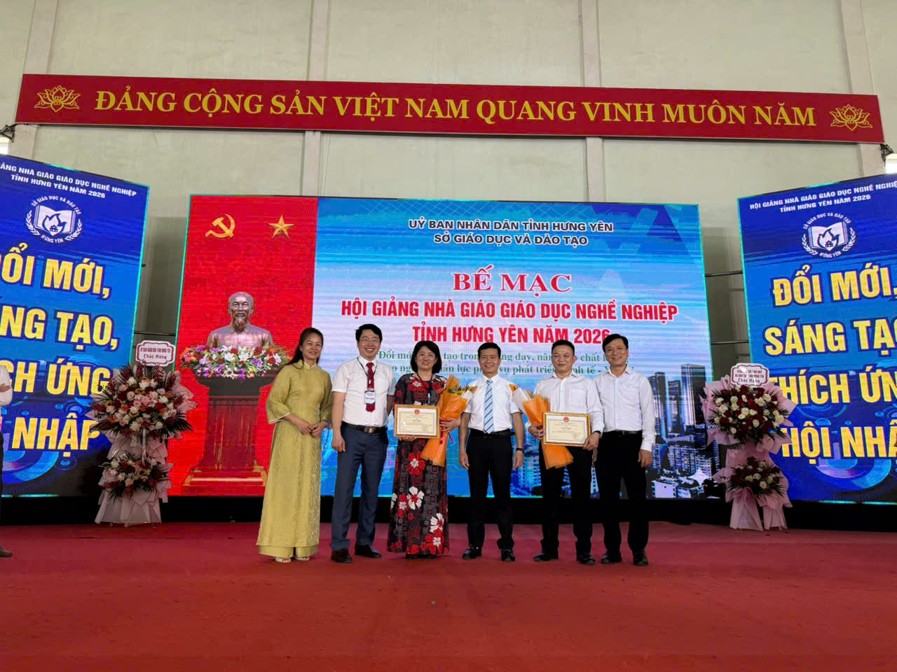 CHÚC MỪNG CÁC NHÀ GIÁO TRƯỜNG CĐXD SỐ 1 ĐẠT GIẢI TRONG HỘI THI NHÀ GIÁO GIÁO DỤC NGHỀ NGHIỆP TỈNH HƯNG YÊN NĂM 2026